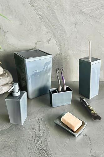 Biga Banyo Seti-Gri