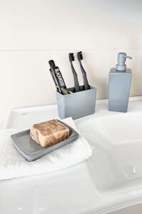 Biga Banyo Seti-Gri