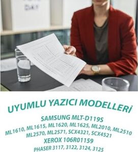 Ysy ML-1610 & Xeo. 3117 SCX4521 SCX4321 ML2510 ML2010 3125 (3k) Sayfa Verimli Muadil Toner (Siyah)