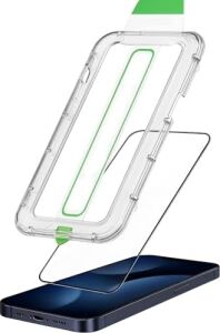 iPhone 11 Ile Uyumlu Temperli Ekran Koruma Hızlı ve Kolay Uygulama Aparatlı Kıt Box Çizilmez 9h Platınun Glass Full Cover Magic Ekran Koruyucu Temperli Ekran Koruma