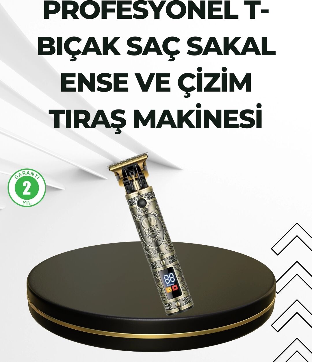 Su Geçirmez Daling Saç ve Sakal Tıraş Makinesi
