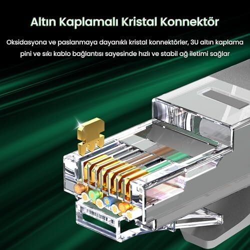 CAT6E 1000MBPS Utp Gigabit Ethernet Kablosu 20 Metre
