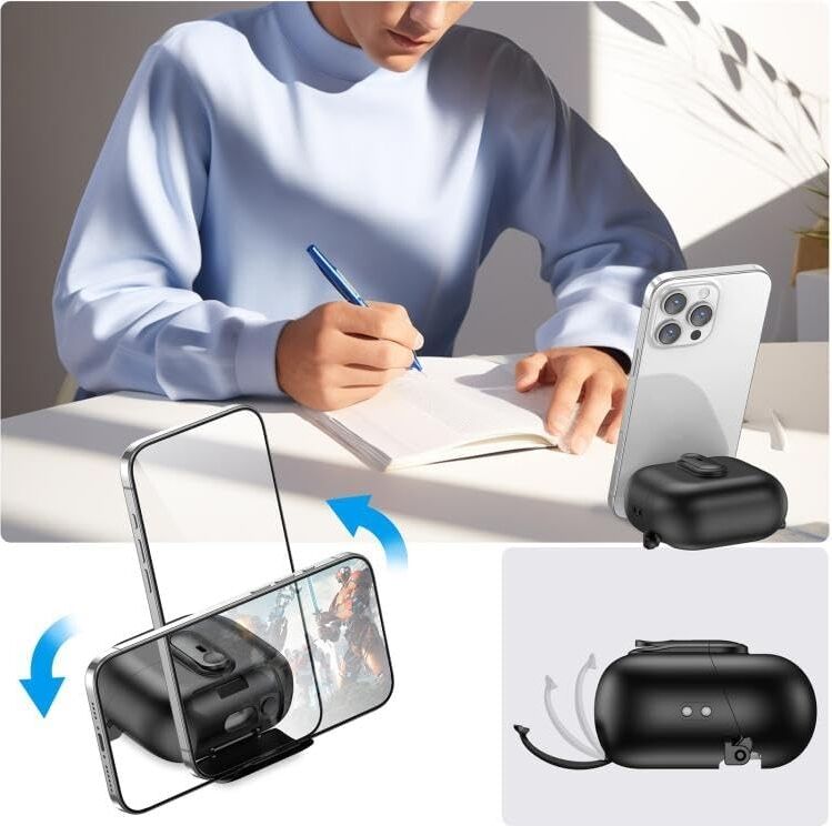 Galaxy Buds 3-Pro-3 Fe Için Lock-Stant Kulaklık Kılıfı Tek Parça Dizayn Çizilme ve Darbe Önleyici Buds 3 Pro Koruyucu Rahat Tutuşlu Güvenli Kilit Tasarımlı Buds 3 Pro Kılıfı (Siyah)