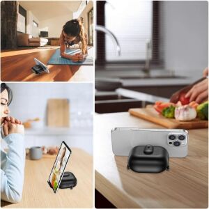 Galaxy Buds 3-Pro-3 Fe Için Lock-Stant Kulaklık Kılıfı Tek Parça Dizayn Çizilme ve Darbe Önleyici Buds 3 Pro Koruyucu Rahat Tutuşlu Güvenli Kilit Tasarımlı Buds 3 Pro Kılıfı (Siyah)