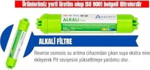 Aquafit Alkali Filtre Su Arıtma Cihazı Filtresi (Tüm Cihazlarla Uyumludur)