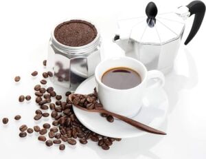 Moka Express Espresso Cezvesi – Ocak Üstü Espresso Pişirici, Alüminyum Gövde, Klasik Italyan Tarzı Kahve Demleme Cezvesi-Expresso Demleyici Cezve (3 Cup)