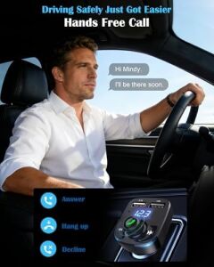 Lıhan X8 Bluetooth Araç Kiti | Fm Transmitter & Çift USB Şarj Cihazı | Kablosuz Müzik