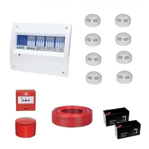 Eleks 8 Bölgeli Konvensiyonel Yangın Alarm Seti EK-8
