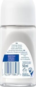 Kadın Roll On Deodorant Fresh Cherry, 72 Saat Anti-Perspirant Koruma, 50ML