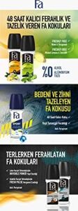 Fa Men Fresh Pulse Terleme Karşıtı Roll-On 50 ml Erkek 1 Adet