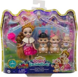 Mattel Enchantimals- Kraliyet Brystal Bunny Aile Doll, Mor ( GYJ08)