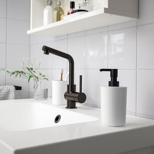 Banyo Seti, Beyaz, 3 Parça, Diş Fırçalık, Sabunluk ve Tepsi