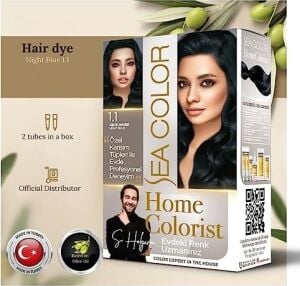 Sea Colorist Set Saç Boyası 1.1 Gece Mavisi Nıght Blue