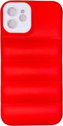 Sloth Puffer Kılıf iPhone 12 (Kırmızı)