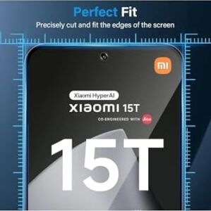 - Mi 15T - Mi 15T Pro ile Uyumlu Hayalet Ekran Koruyucu Kırılmaz Cam Tam Kaplar Temperli Privacy