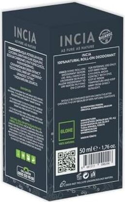 %100 Doğal Roll On Deodorant Erkekler Için Ter Kokusu Önleyici Lekesiz 50 ml