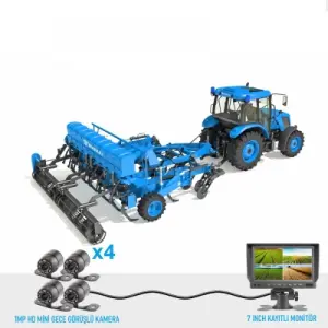 Mibzer Havalı Tohum Makinesi 4 Kameralı Araç Kamera Seti