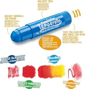 Temperello Stick Poster Boyama Kalemi 12'li