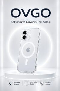 iPhone 16 Magesafe Uyumlu Manyetikli Kılıf Manyetikli