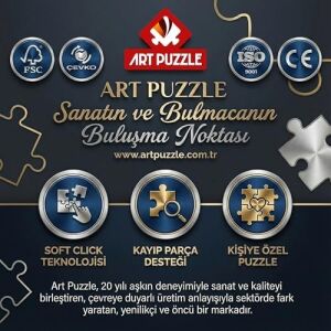 Ay Işığında Kuğular Gölü 500 Parça Puzzle