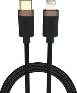 1m Usb-C To Lightning Braided Black