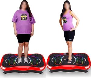 Titreşimli Egzersiz Plaka Fitness Tüm Vücut Spor Masaj Aleti 50CM Siyah Renk - Ekipman & Aksesuar
