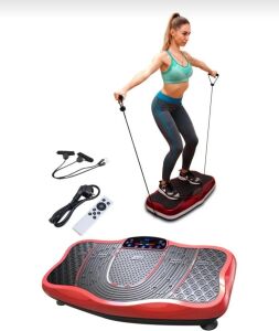 Titreşimli Egzersiz Plaka Fitness Tüm Vücut Spor Masaj Aleti 50CM Siyah Renk - Ekipman & Aksesuar