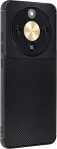 Honor Magic 8 Lite Uyumlu Tpu Silikon Kılıf, Ultra Slim Fit Karbon Fiber Desenli, Darbe Emici, Ince ve Hafif, Şık ve Koruyucu (Siyah)