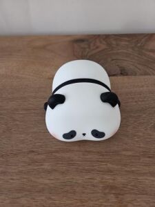 Panda Gece Lamba, LED Yumuşacık Sevimli Lamba, Çocuklar Için Gece Lambası, Silikon Panda Işığı, Kısılabilir Kız Bebek Yatak Odası Gece Lambası, Emzirme Kreş Dekoru Için Şarj Edilebilir