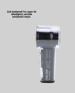 Sessiz Çalışan Taşınabilir Fan | USB Şarjlı ve Kompakt Tasarım