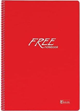 A4 Kareli 120 Yp. Pp Kapak Spiralli Free Okul Defteri
