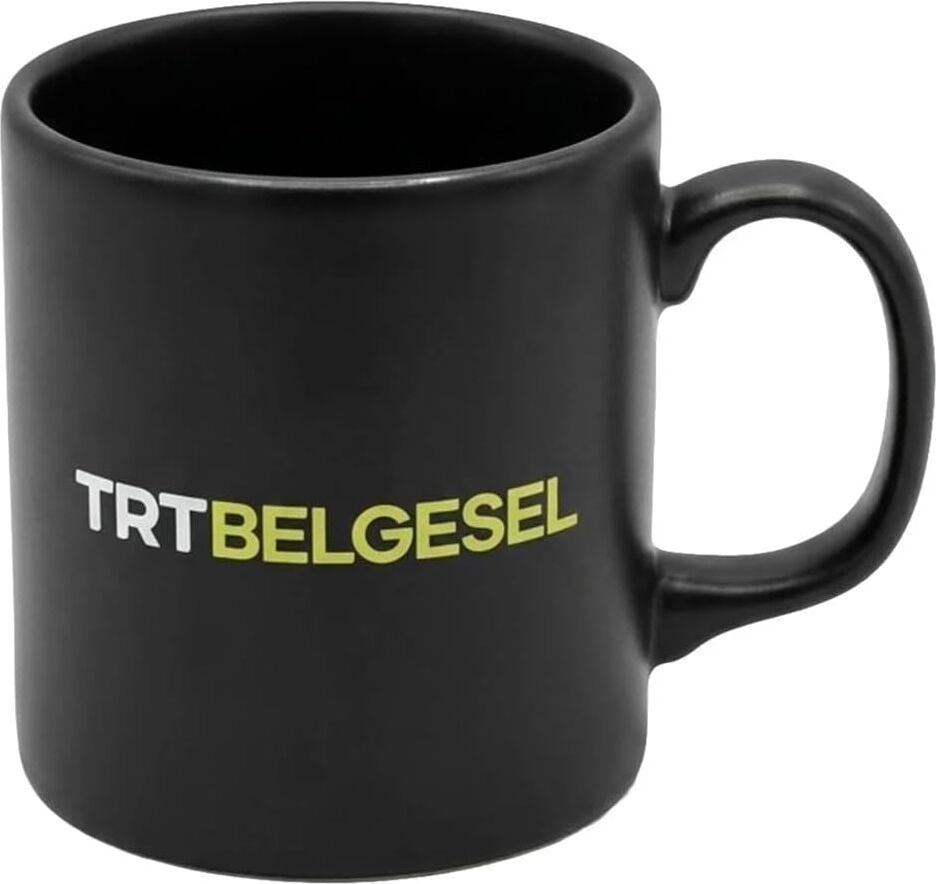 Belgesel Logolu Siyah Kupa