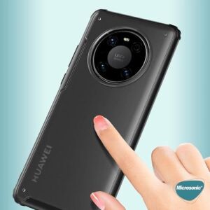 Xiaomi Mi 14 Ultra Kılıf Frosted Frame Siyah [mi 14 Ultra ile Uyumlu Kılıf - Siyah]