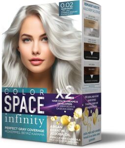 Space Infınıty Set Saç Boyası Silver