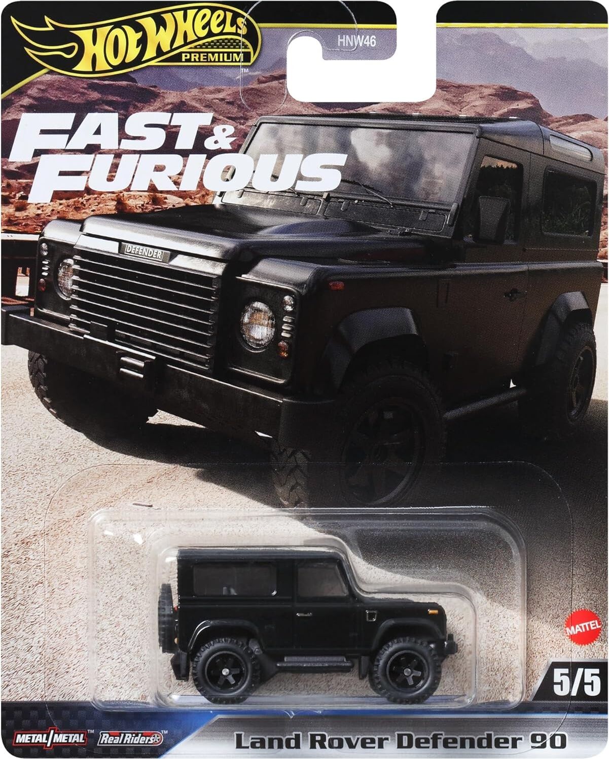 Mattel  Premium Fast & Furious Land Rover Defender 90 HYP74