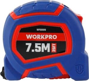 WP261010 7,5MX25MM/25FT. Naylon Kaplama Sarı Çelik Şerit Metre