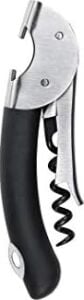 Çelik Çift Kollu Garson Tirbuşon, Gümüş/siyah, 1 Ct