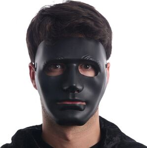 Siyah Renk Hip Hop Anonim Jabbawockeez Dans Maskesi 18X19 cm