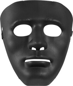 Siyah Renk Hip Hop Anonim Jabbawockeez Dans Maskesi 18X19 cm