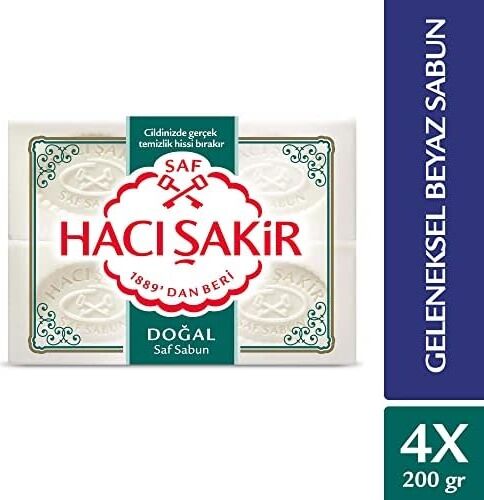 Doğal Geleneksel Beyaz Sabun (4 x 200 G)