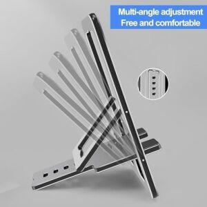 Cep Telefonu Standı, Katlanabilir Alüminyum Ayarlanabilir Seyahat Telefon Tutucu, Hafif ve Stabil Alaşımlı Metal Tablet Standı, Tüm Telefonlarla Uyumlu