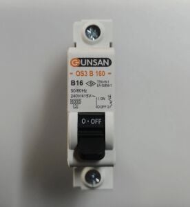 1 Adet Günsan 1X20 A B Tipi 6ka W Otomat Sigorta