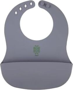 Been Silicone Baby Bib - Silikon Mama Önlüğü, Gri