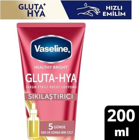 Gluta-Hya Serum Etkili Vücut Losyonu, Sıkılaştırıcı, 200 Mililitre