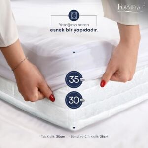 Formeya Mikro Fitted Full Kenar Su Sıvı Geçirmez Yatak Koruyucu Alez Bebek-Tek-Çift Kişilik Battal Boy Alez