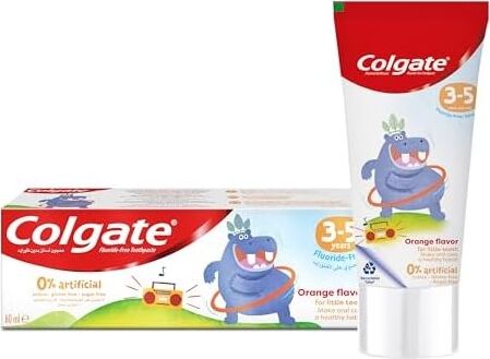 3-5 Yaş Portakal Aromalı Florürsüz Çocuk Diş Macunu 60 ml