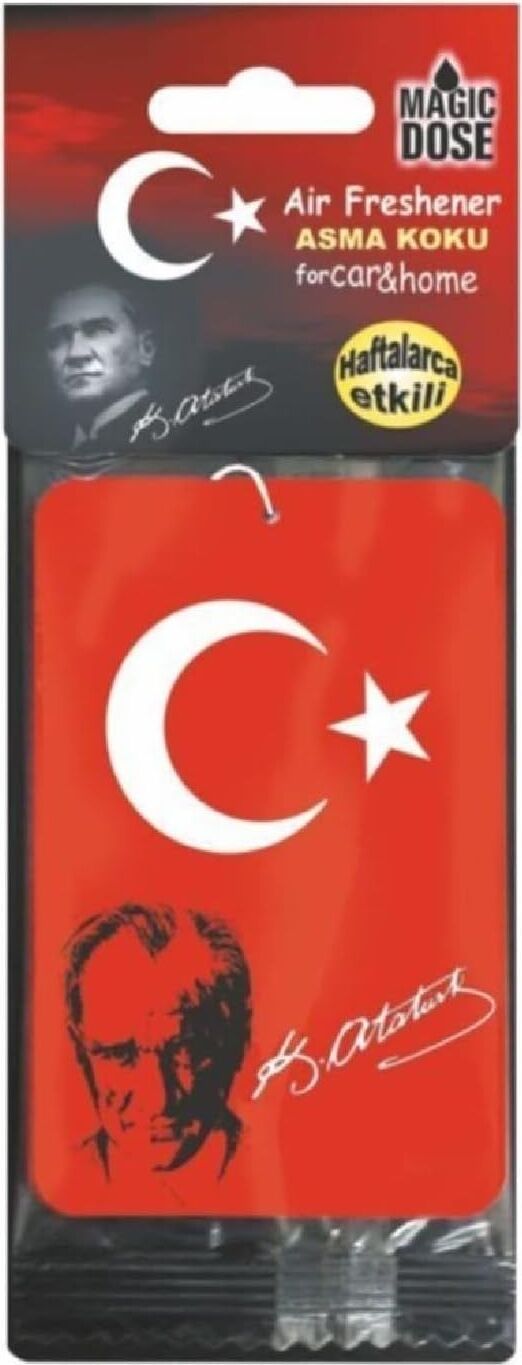 Asma Karton Koku Türk Bayrağı-Atatürk