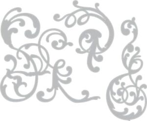 Thinlits Stanzformen Set 3pk Verzierte Ornamente
