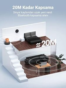 Mini USB Dongle Bluetooth 5.3 Adaptör Siyah