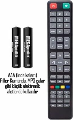 Telvesse Aaa R03 Ince Kalem Pil Kumanda Pili Zn-C 1.5V (4)